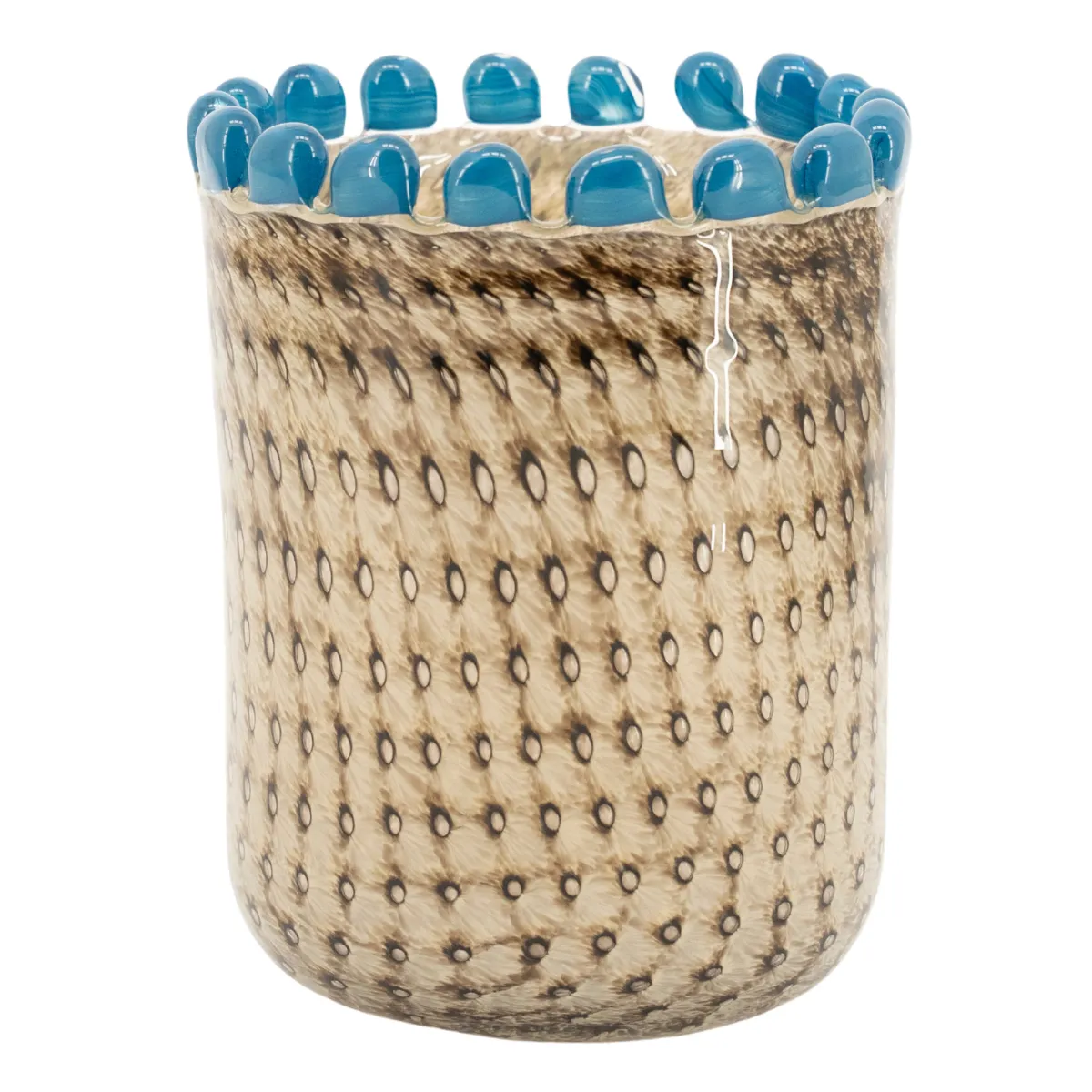 Dapple Vase 12x12x16,5 cm Glas multicolour