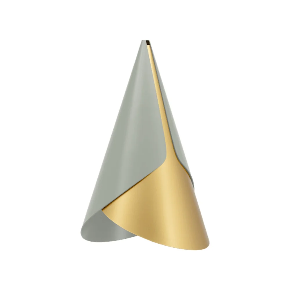 Cornet Lampenschirm Nuance Olive/Brass