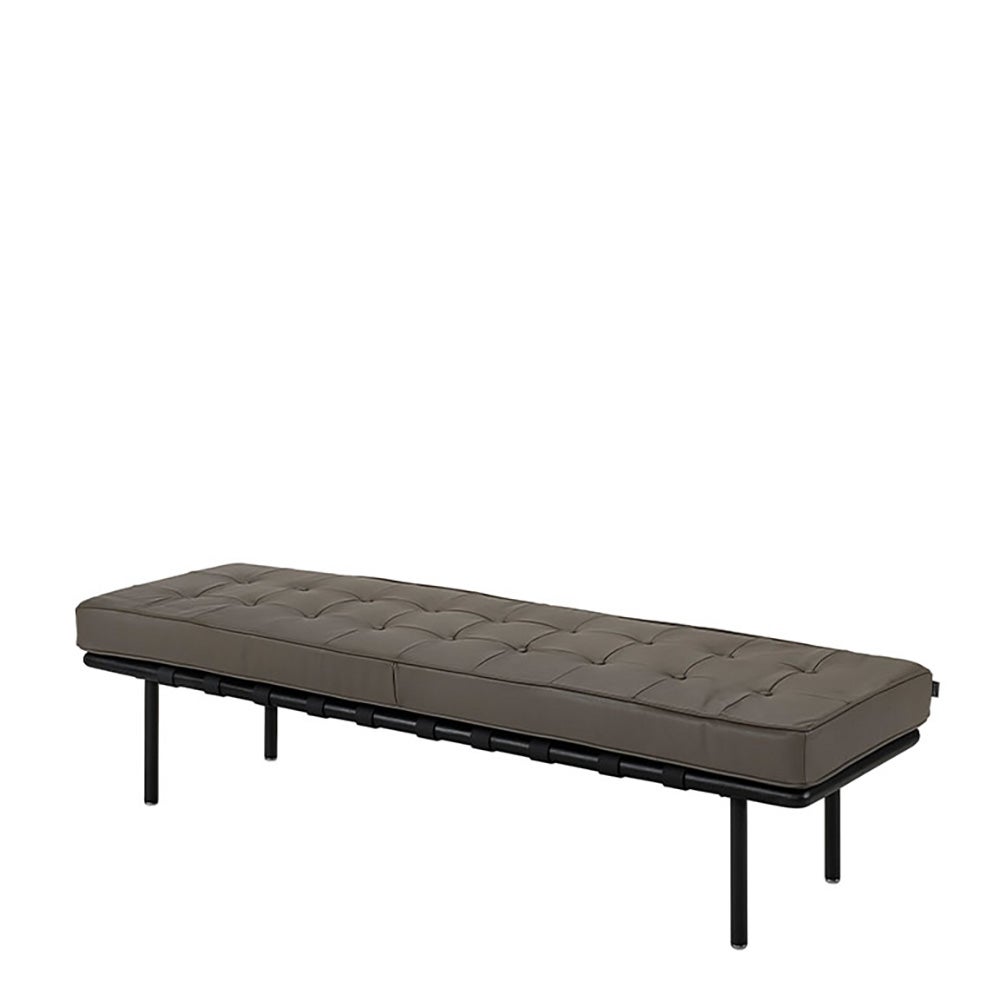 PRINCETOWN Bank in lederweichem Schwarz