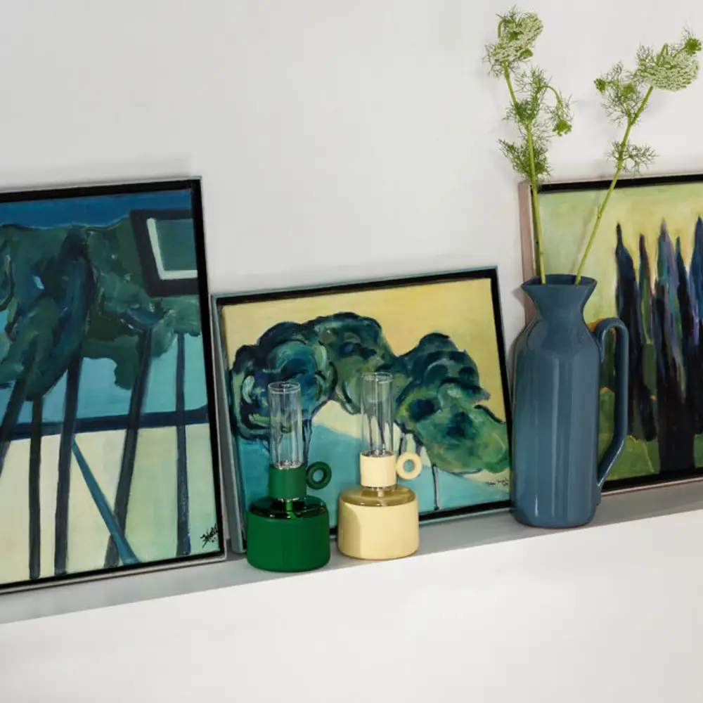 Flamtastique Öllampe XS deep green