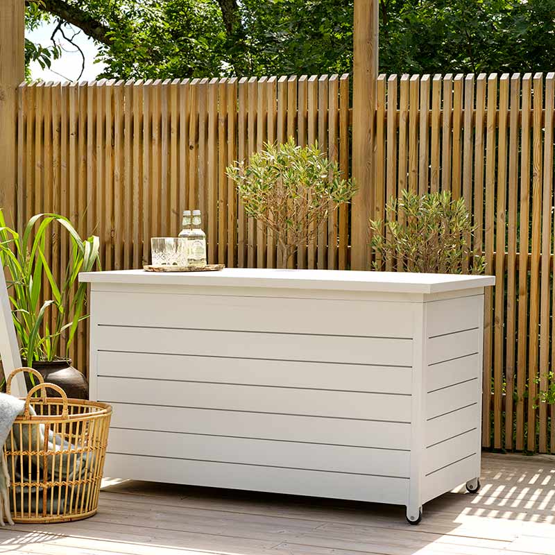 Gästekissenbox groß weiß