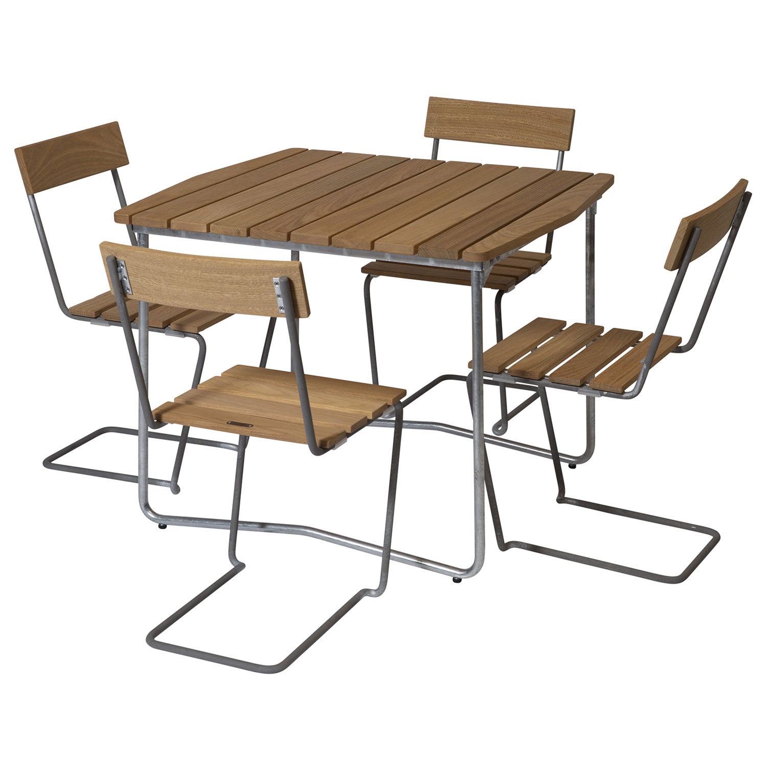 Esstischgruppe B31 84 cm & Stuhl 1 Eiche geölt