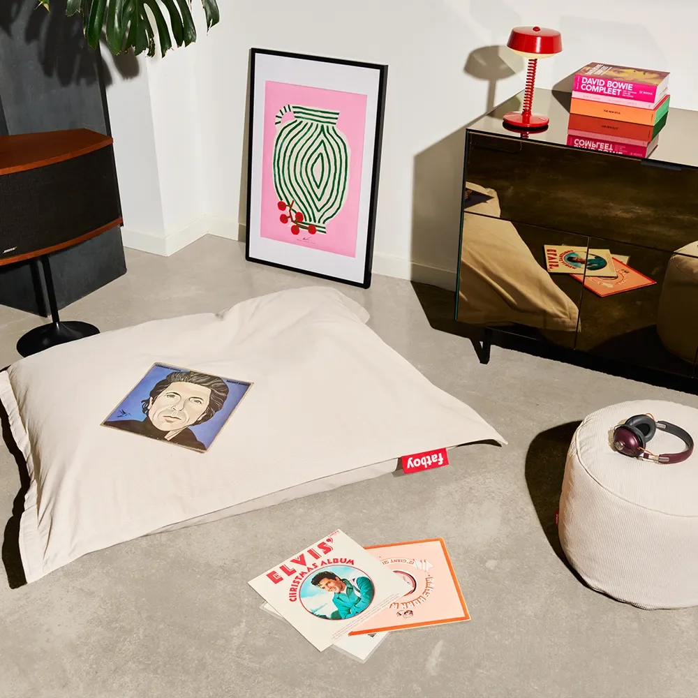 Recycled original slime Kordel Sittsäck creme