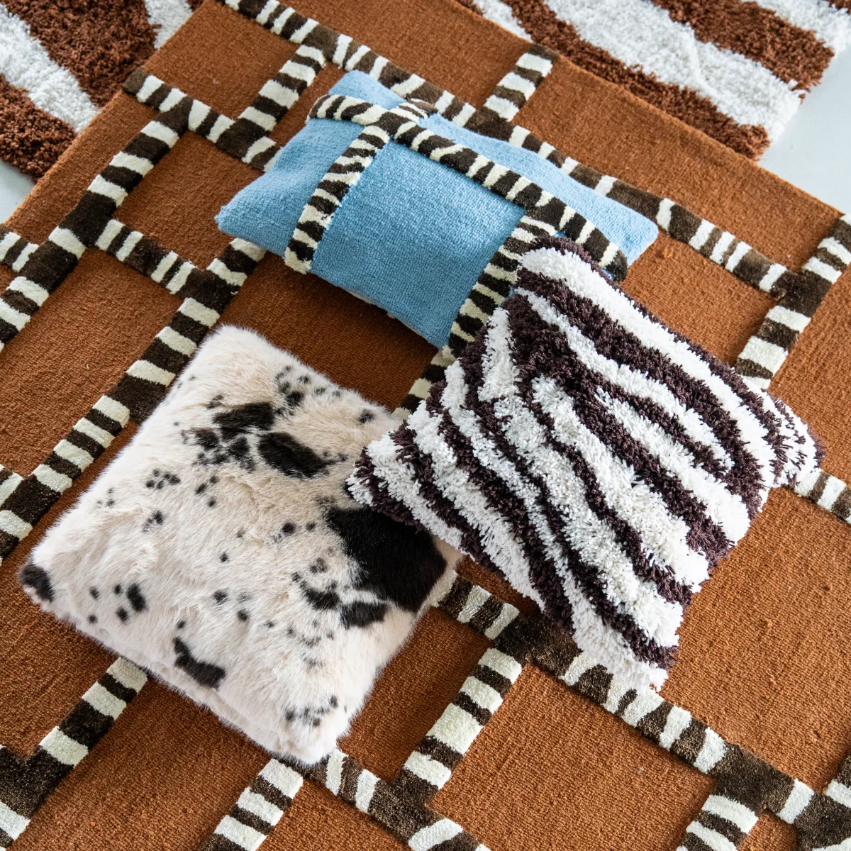 Dekokissen Cowy 50x50 cm Beige