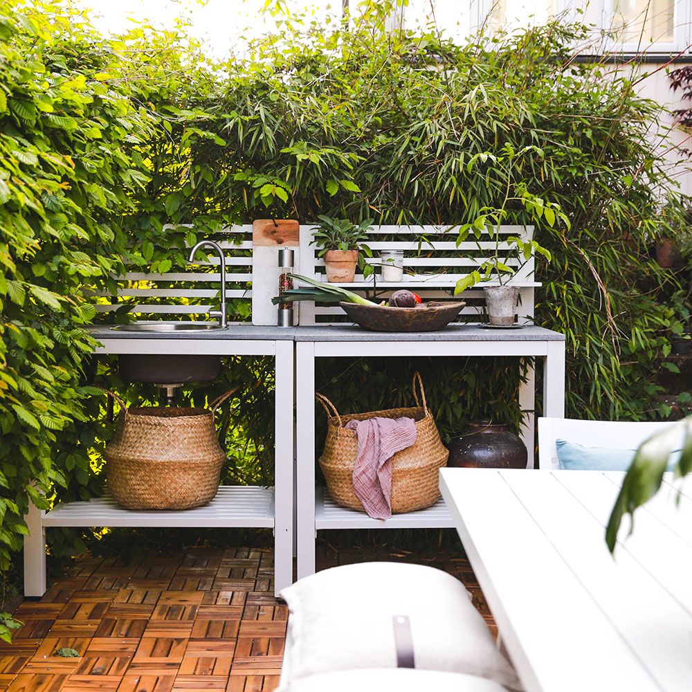 Bellac Außenküche weiß