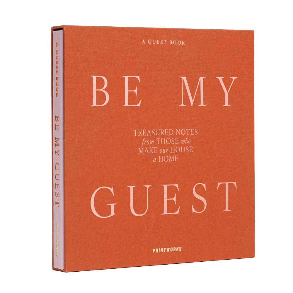 Gästebuch Pink Be My Guest