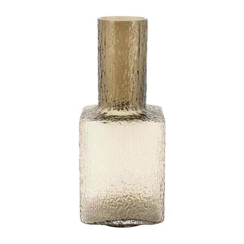 Texta 1 13,3x13,3x32,6 cm Glas Braun