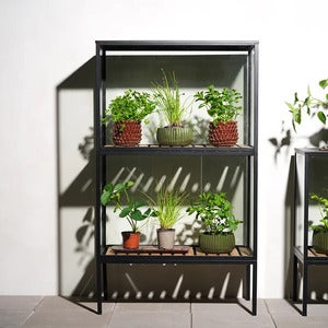 Grower Greens pflanzenschrank   hoch  svart