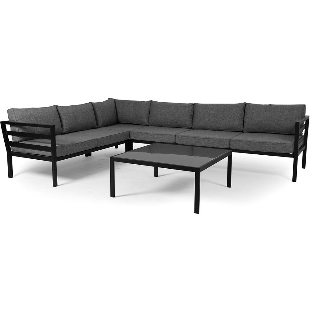 Weldon Lounge Gruppe schwarz