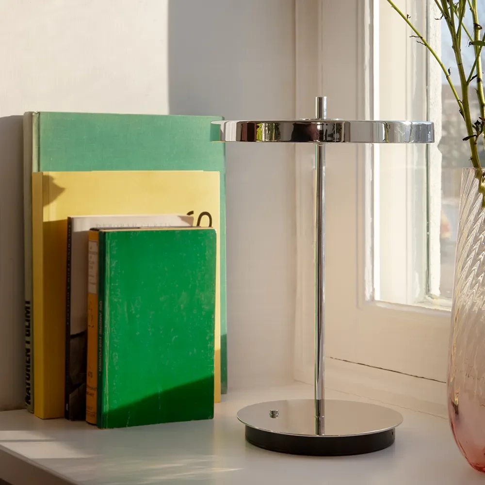 Asteria Move Monochrome Tragbare Lampe Silver