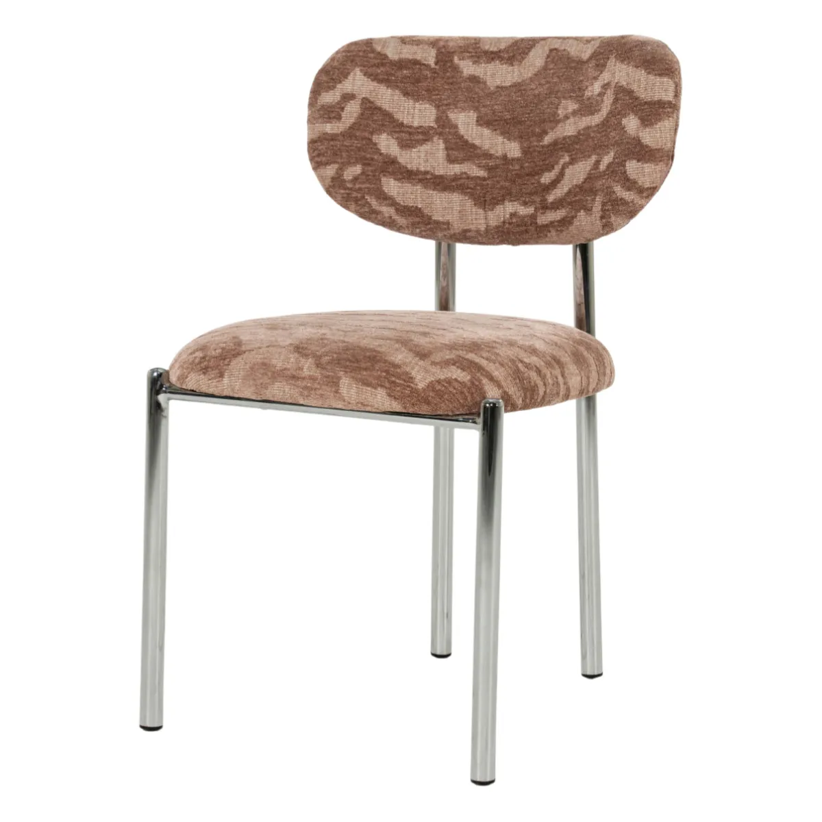 Saint Germain 51x57x81,5 cm Metall, Schaumstoff & Stoff Rosa