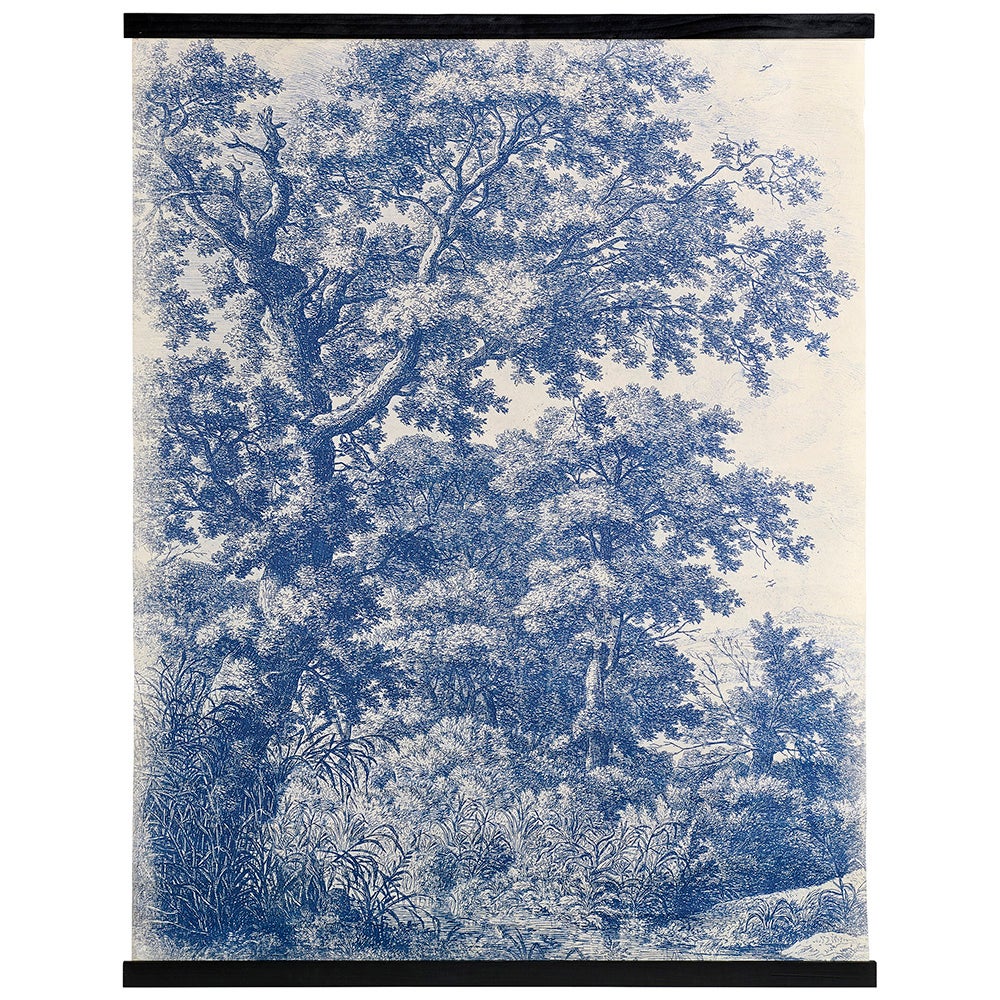 FORESTA BLU Leinwand 120x150 cm