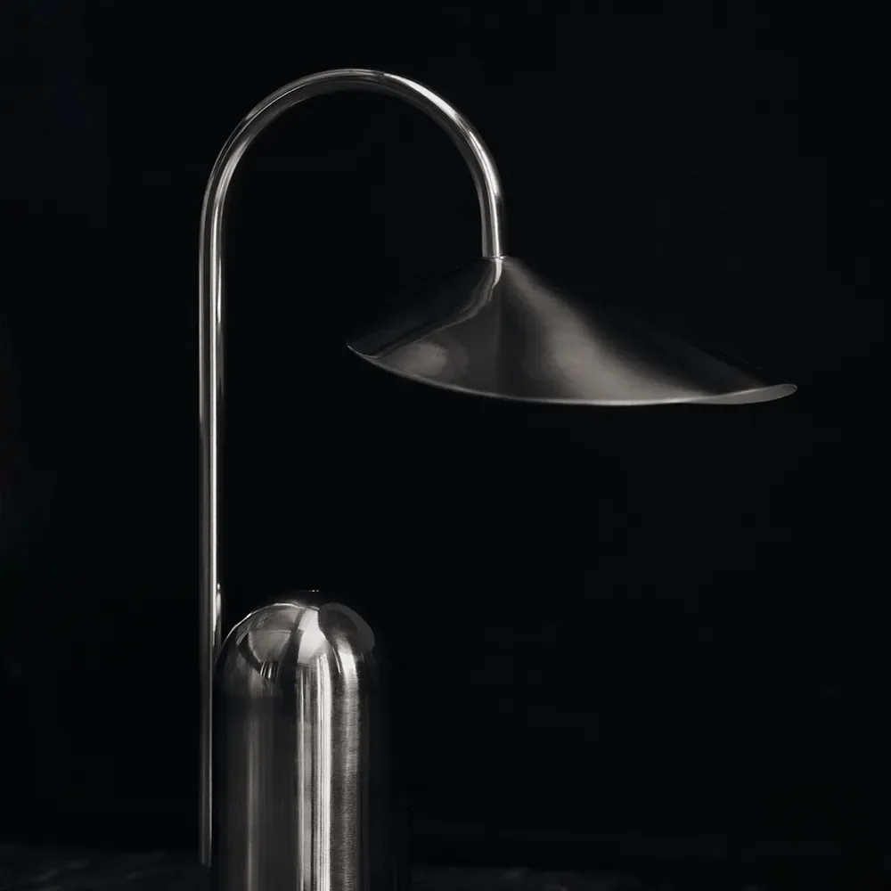 Arum Portabel lampe Stainless Steel