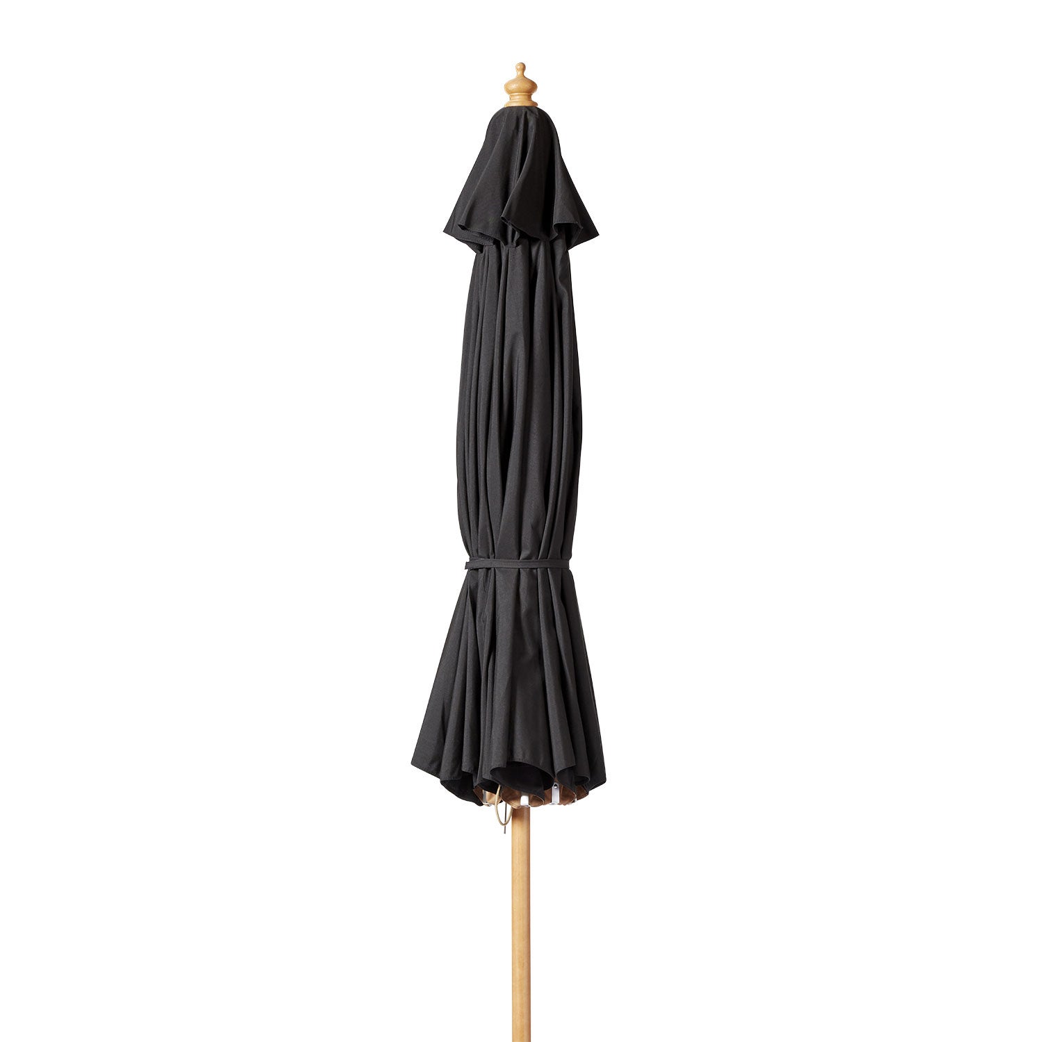 Capri Sonnenschirm 300 cm Holzgestell schwarz