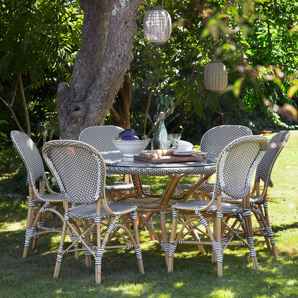 Isabell Rattan Stuhl Weiß