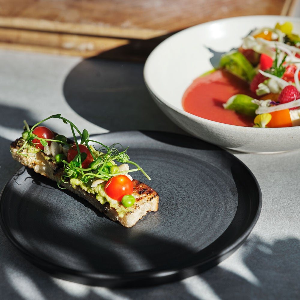 Fornax Küchenzeile groß schwarz/grau