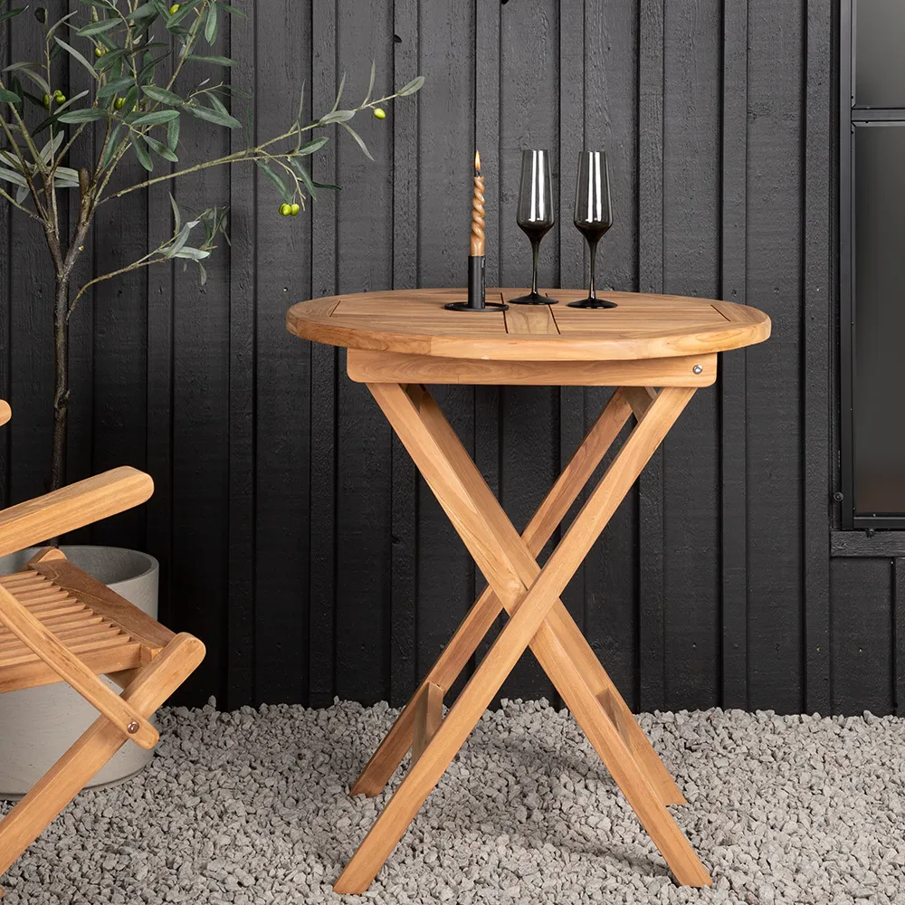 Kenia Couchtisch Ø70 cm Teak