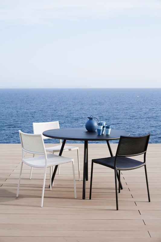 Area Esstisch Lava Grau