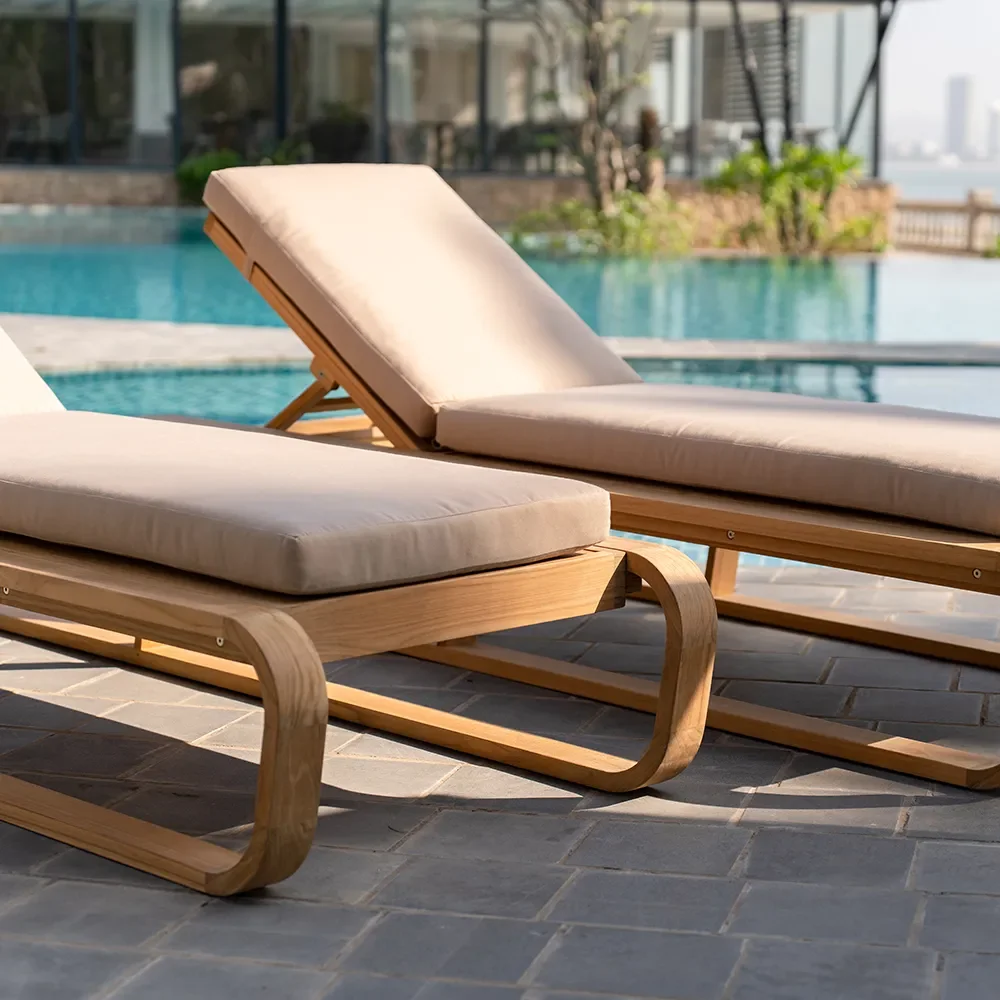 Bålamöllan Liegestuhlkissen Schwarz