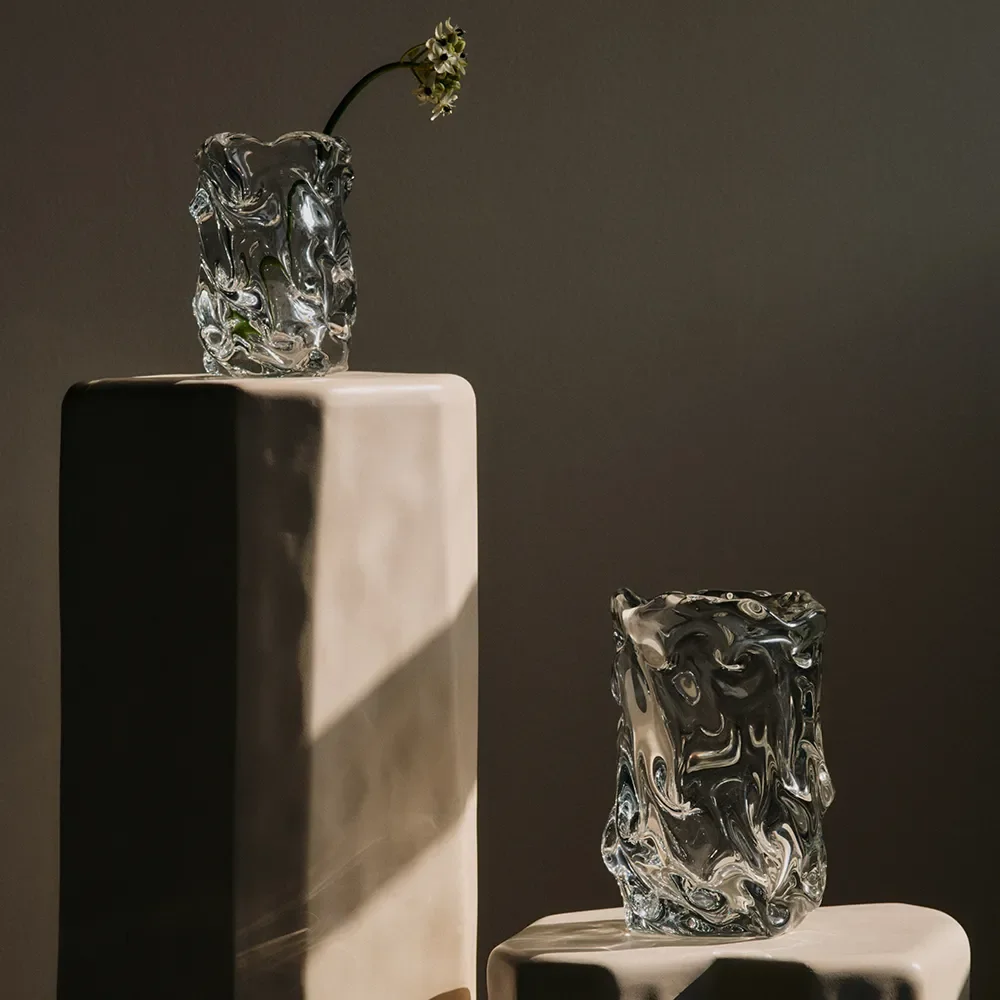 Mundgeblasene Vase Virelle H 18 cm