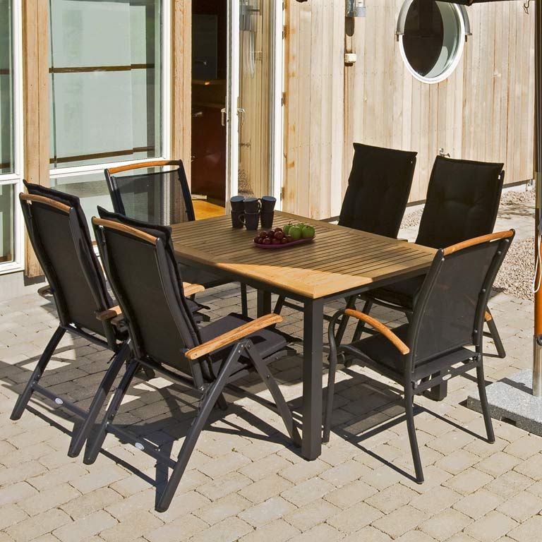 Nydala Esstischgruppe Schwarz 