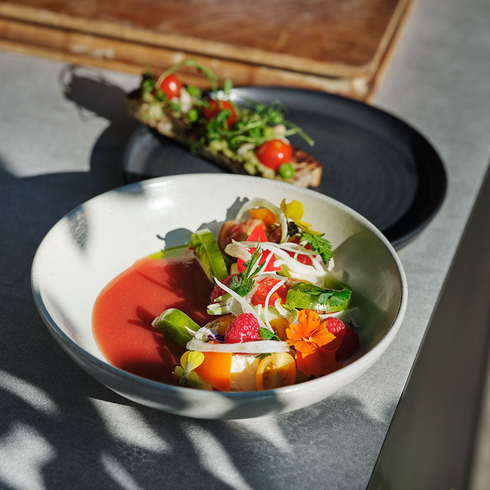 Fornax Küchenzeile groß schwarz/grau