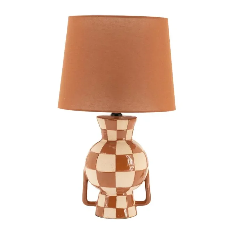 Blocsy 2 Tischlampe 33x33x55,5 cm braun