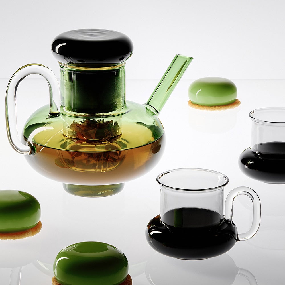  Bump Teetassen Schwarz 2er-Pack