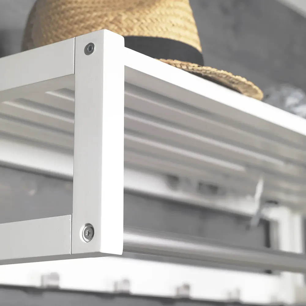 Confetti Hutablage 80x30 cm weiß