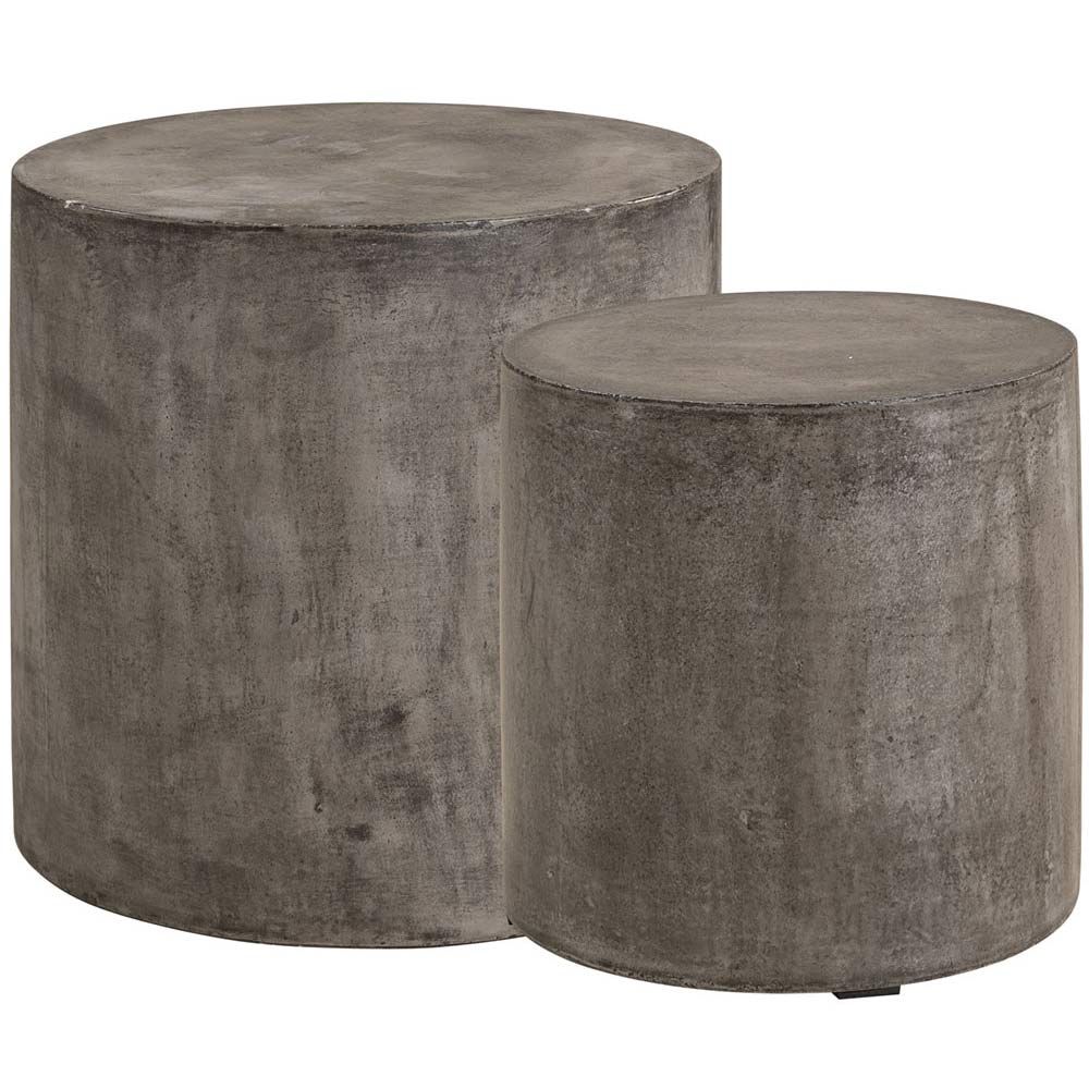 Beistelltisch Doloma 2er-Pack Beton