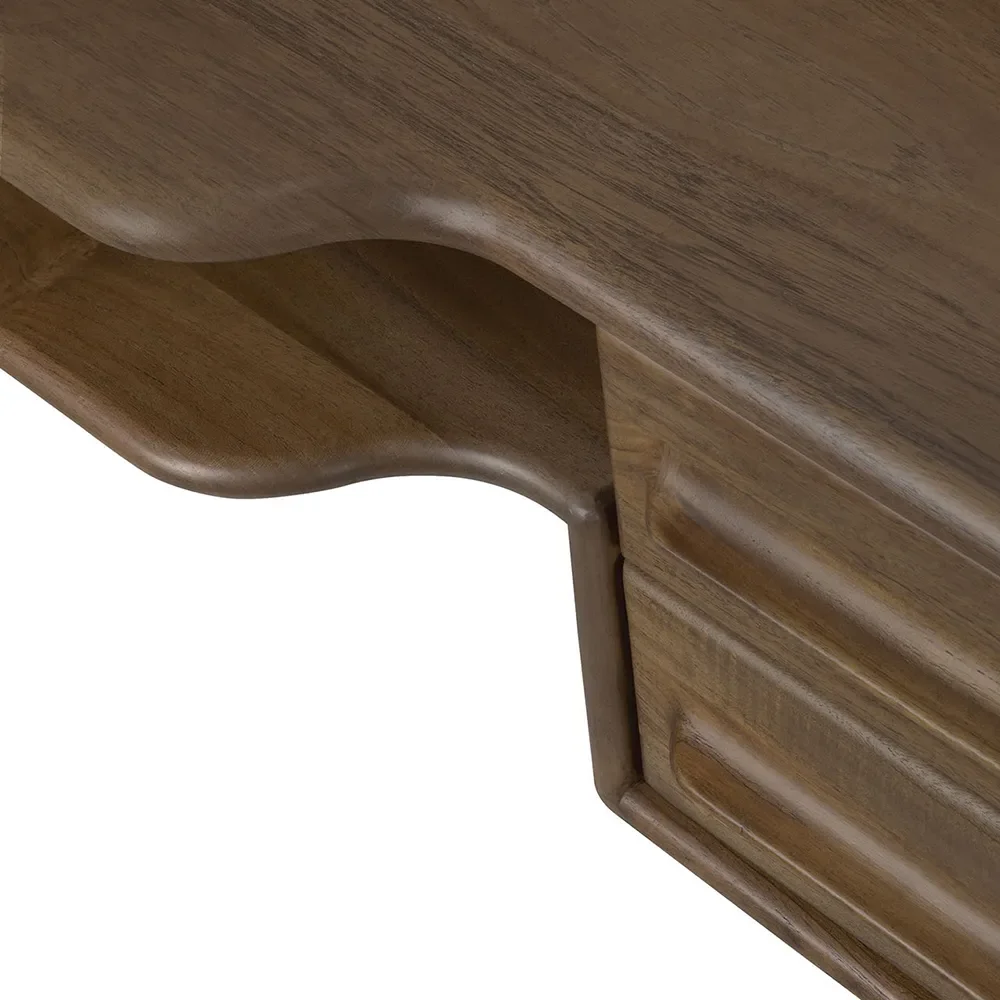 Schreibtisch aus Teak Flow Wild Brown