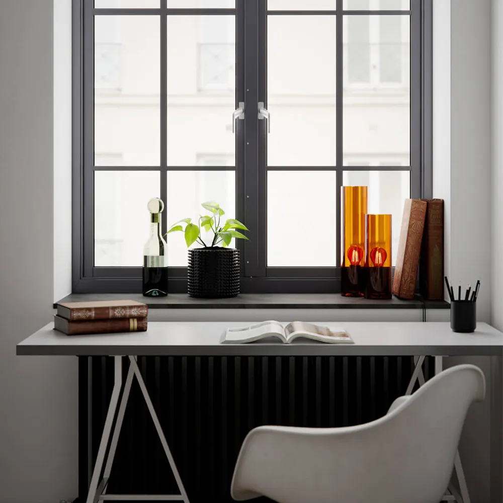 Flake Tischlampe 30cm Konjac