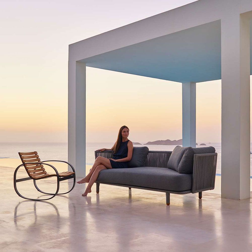 Parc Schaukelstuhl Teak/Aluminium