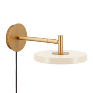 Asteria Wall  Kurze Wandleuchte Ø15 cm Pearl White