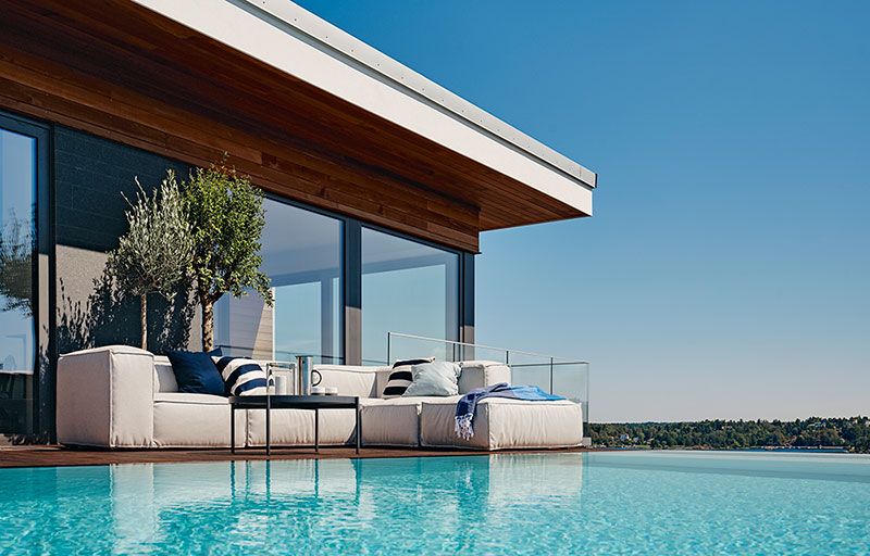 Asker Mittelmodul Large Hellgrau