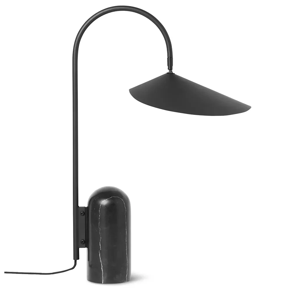 Arum Tischlampe Black