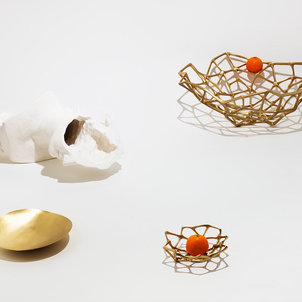 Bone Schüssel klein Messing