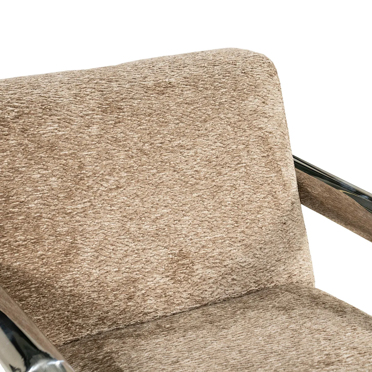 Sessel Chromette Taupe