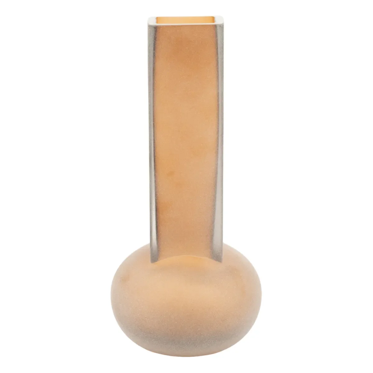 Vea 2 Vase 11x11x24,5 cm Glas braun