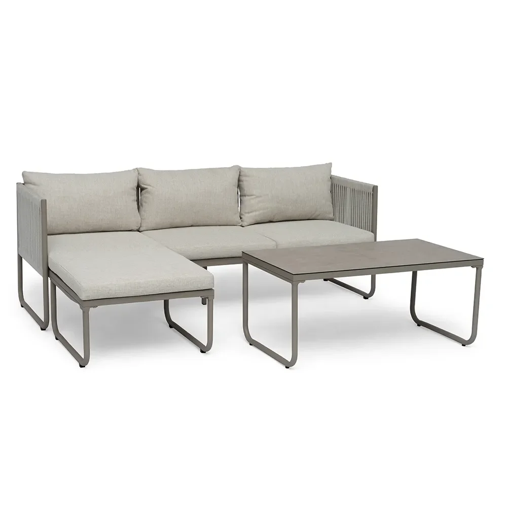Hamnborg Lounge Group Beige
