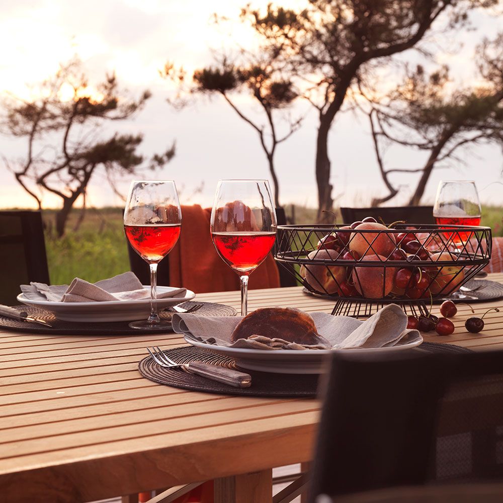 Vevi Esstischgruppe aus Teakholz