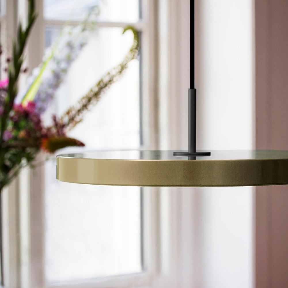 Asteria Medium Deckenleuchte Ø43 cm Taupe/Schwarz