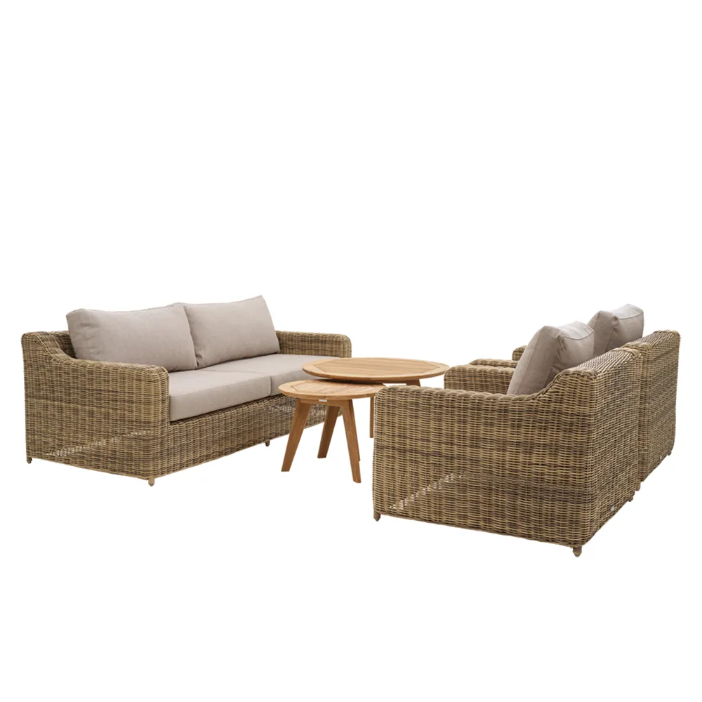 Glendon 3-sitzer-sofa  Rustic / Beige