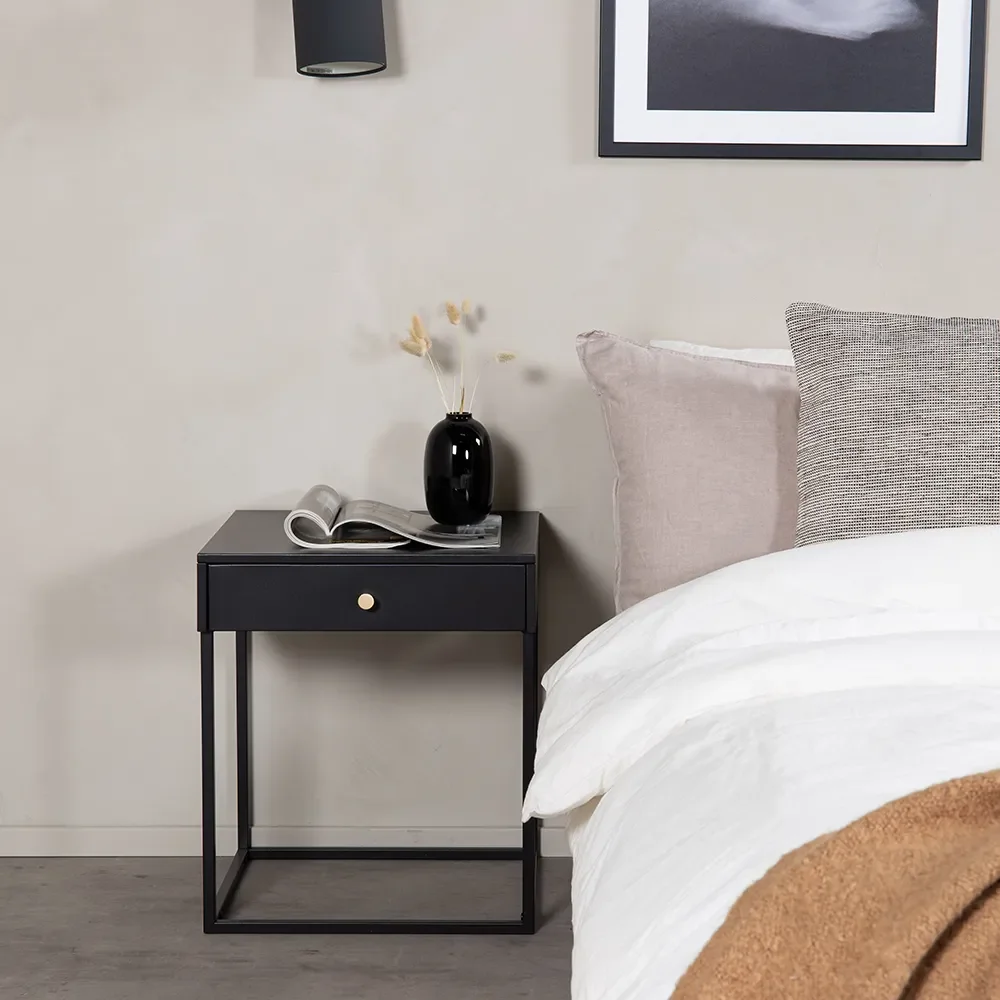 Bakal Nachttisch Schwarz