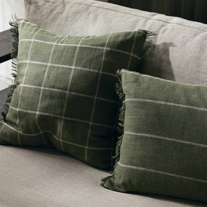 Calm Kissenbezug 60x40 - Olive/Off-white