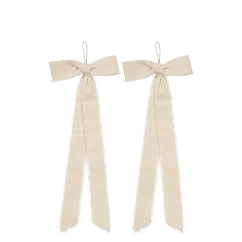 Handgefertigte Weihnachtsbaumschmuck Bow 2 Stk