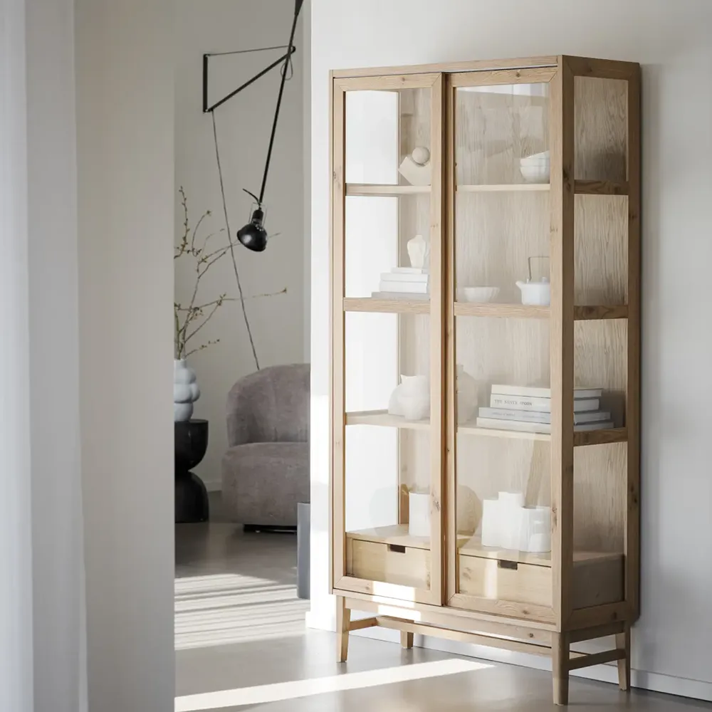 Hazelton Vitrine Eiche
