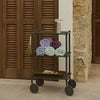 Flow Servierwagen 3 Etagen Blue-Grey
