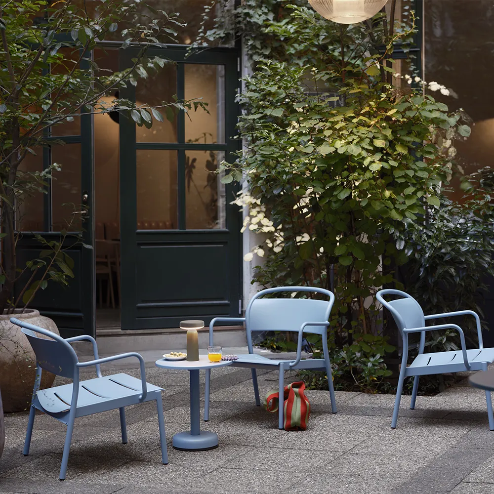 Linear Steel Sessel Grey 