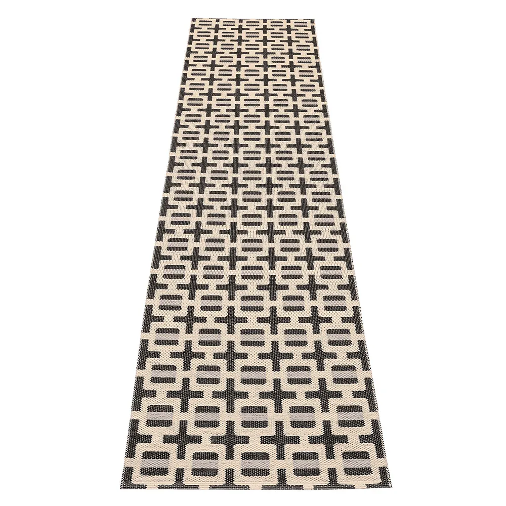 Tom teppich Black/Cream/Warm Grey 70 x 300 cm